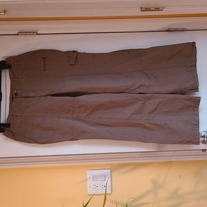 Eddie Bauer Vashon Fit Toffee Brown Khaki Cargo Pants Size 6P